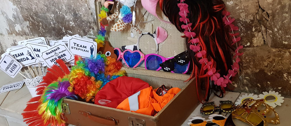 Tolle Fotobox-Accessoires